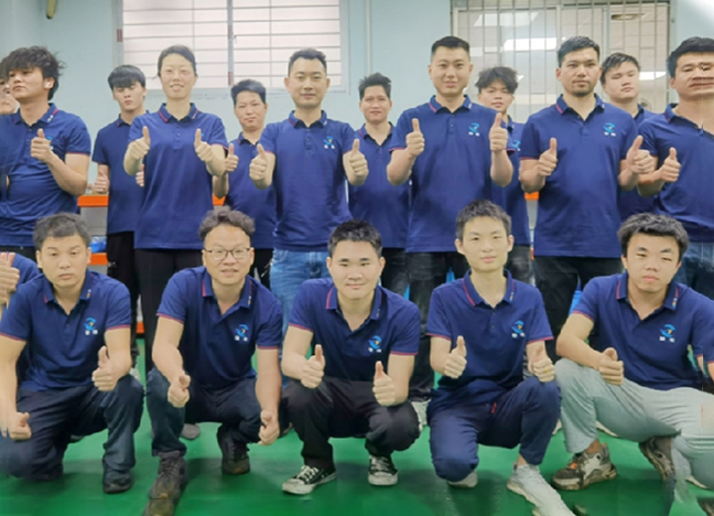 We have a strong and professional team